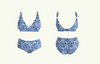 Adjustable Plunge Bikini Set Mountain River - Hepburn