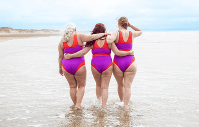 (L-R) Jude wears size 16 Hendricks; Terri wears size 14 Monroe; Allie wears size 14 Hepburn