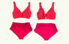 SAMPLE: Adjustable Plunge High Waist Bikini Set - Size 12 Hepburn (AA-B cup)